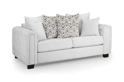Chiara Sofa Light Grey 3 Seater